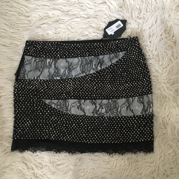 Studded mini skirt - Picture 2 of 2